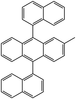 2-Methyl-9,10-di(naphthalen-1-yl)anthracene Structure