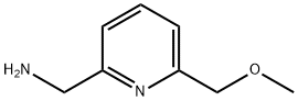 2-Pyridinemethanamine, 6-(methoxymethyl)- Structure