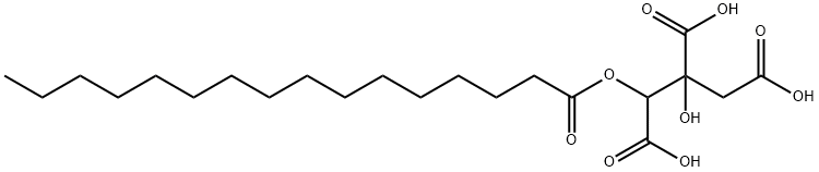 Pentaric acid, 3-C-carboxy-2-deoxy-, 4-hexadecanoate Structure