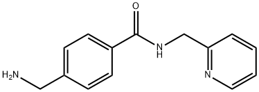 Benzamide, 4-(aminomethyl)-N-(2-pyridinylmethyl)- 구조식 이미지