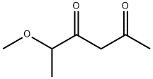 2,4-Hexanedione, 5-methoxy- Structure