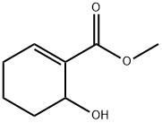 1-Cyclohexene-1-carboxylic acid, 6-hydroxy-, methyl ester Structure