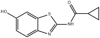 Cyclopropanecarboxamide, N-(6-hydroxy-2-benzothiazolyl)- Structure