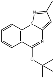 Pyrazolo[1,5-a]quinazoline, 5-(1,1-dimethylethoxy)-2-methyl- Structure