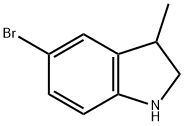 1H-Indole, 5-bromo-2,3-dihydro-3-methyl- Structure