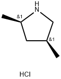 (2R,4S)-2,4-Dimethylpyrrolidine hydrochloride 구조식 이미지