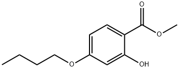 methyl 4-butoxy-2-hydroxybenzoate Structure