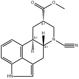 6-Cyano-Methyl Ergolene Acid 구조식 이미지