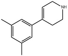 Pyridine, 4-(3,5-dimethylphenyl)-1,2,3,6-tetrahydro- Structure