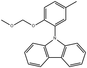 9H-Carbazole, 9-[2-(methoxymethoxy)-5-methylphenyl]- Structure