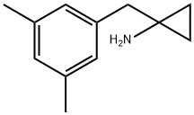 1-(3,5-dimethylbenzyl)cyclopropanamine Structure