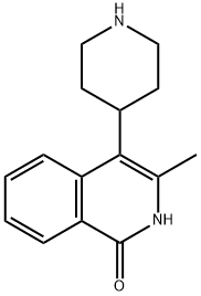 3-Methyl-4-(4-piperidinyl)-1(2H)-isoquinolinone Structure