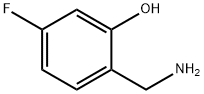 Phenol, 2-(aminomethyl)-5-fluoro- Structure