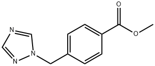 Benzoic acid, 4-(1H-1,2,4-triazol-1-ylmethyl)-, methyl ester 구조식 이미지