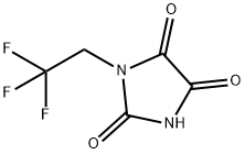 2,4,5-Imidazolidinetrione, 1-(2,2,2-trifluoroethyl)- Structure