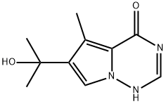 6-(2-hydroxypropan-2-yl)-5-methylpyrrolo[2,1-f][1,2,4]triazin-4(1H)-one Structure