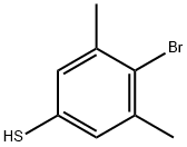 Benzenethiol, 4-bromo-3,5-dimethyl- Structure