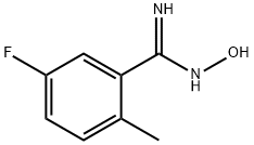 Benzenecarboximidamide, 5-fluoro-N-hydroxy-2-methyl- 구조식 이미지