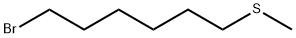 Hexane, 1-bromo-6-(methylthio)- Structure