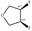 Furan, 3,4-difluorotetrahydro-, (3R,4S)-rel- Structure