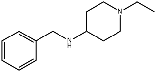 4-Piperidinamine, 1-ethyl-N-(phenylmethyl)- Structure