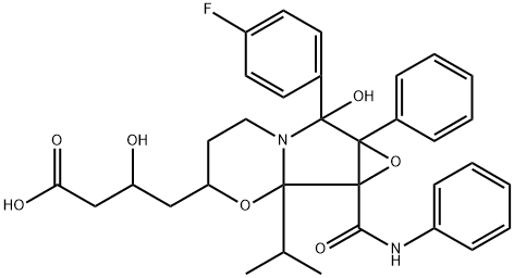 Atorvastatin Cyclic Isopropyl Impurity 구조식 이미지