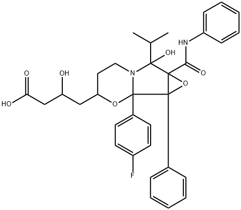 Atorvastatin Cyclic (Fluorophenyl) Impurity Structure