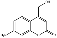 2H-1-Benzopyran-2-one, 7-amino-4-(hydroxymethyl)- 구조식 이미지