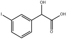 3-iodomandelic acid 구조식 이미지