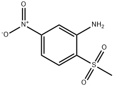 Benzenamine, 2-(methylsulfonyl)-5-nitro- Structure