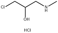 2-Propanol, 1-chloro-3-(methylamino)-, hydrochloride (1:1) 구조식 이미지