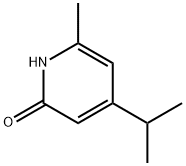 2(1H)-Pyridinone, 6-methyl-4-(1-methylethyl)- Structure