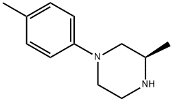 Piperazine, 3-methyl-1-(4-methylphenyl)-, (3R)- Structure
