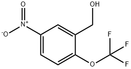 [5-nitro-2-(trifluoromethoxy)phenyl]methanol Structure