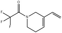 1-(5-ethenyl-1,2,3,6-tetrahydropyridin-1-yl)-2,2,2-trifluoroethan-1-one Structure