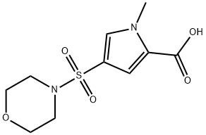 1H-Pyrrole-2-carboxylic acid, 1-methyl-4-(4-morpholinylsulfonyl)- Structure