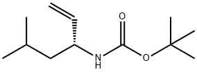 tert-butyl (R)-5-methylhex-1-en-3-ylcarbamate Structure