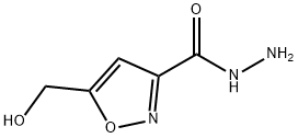 5-(hydroxymethyl)isoxazole-3-carbohydrazide 구조식 이미지