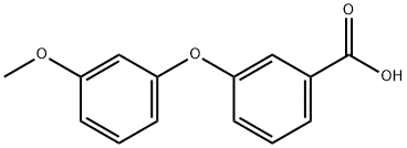 Benzoic acid, 3-(3-methoxyphenoxy)- Structure