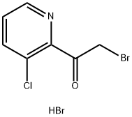 2-bromo-1-(3-chloropyridin-2-yl)ethan-1-one Structure