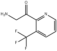 2-amino-1-(3-(trifluoromethyl)pyridin-2-yl)ethan-1-ol 구조식 이미지