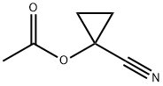 Cyclopropanecarbonitrile, 1-(acetyloxy)- Structure