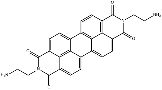 Anthra[2,1,9-def:6,5,10-d'e'f']diisoquinoline-1,3,8,10(2H,9H)-tetrone, 2,9-bis(2-aminoethyl)- Structure