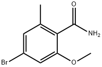 Benzamide, 4-bromo-2-methoxy-6-methyl- 구조식 이미지