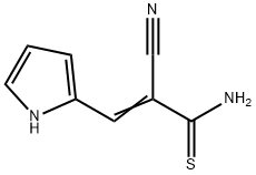 2-Propenethioamide, 2-cyano-3-(1H-pyrrol-2-yl)- Structure