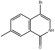 1(2H)-Isoquinolinone, 4-bromo-7-methyl- Structure