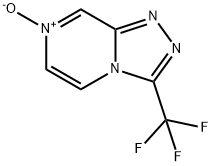 1,2,4-Triazolo[4,3-a]pyrazine, 3-(trifluoromethyl)-, 7-oxide Structure