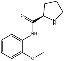 N-?(2-?methoxyphenyl)?-?, (2R)?- 2-?Pyrrolidinecarboxami?de Structure