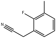 Benzeneacetonitrile, 2-fluoro-3-methyl- Structure