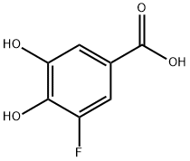 Benzoic acid, 3-fluoro-4,5-dihydroxy- 구조식 이미지